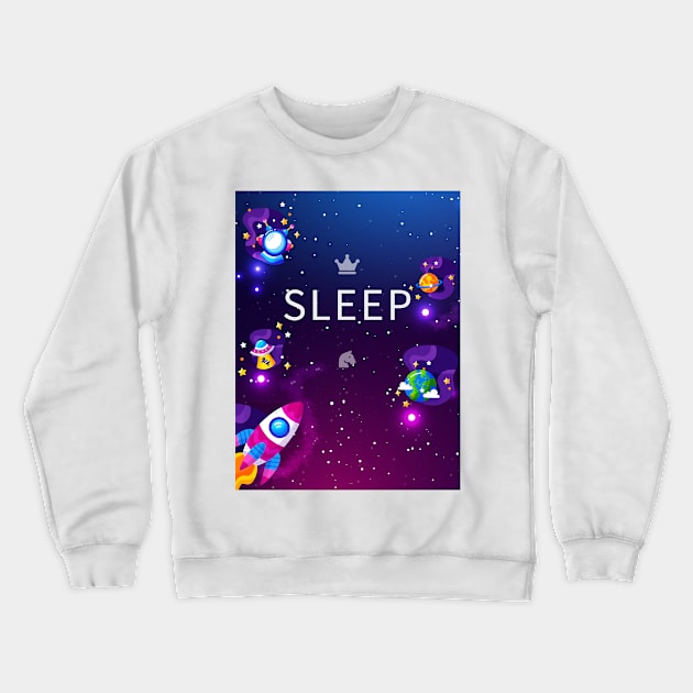 Galaxy rockets spaceX Crewneck Sweatshirt by Grishman4u